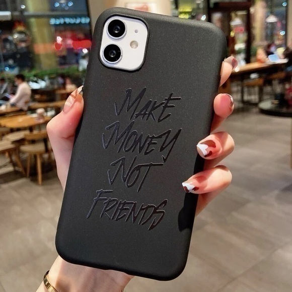 Make Money Not Friends Case iPhone 13 Mini Size 5.4 - Picture 1 of 4